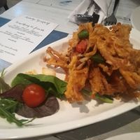 Salt and pepper enoki at Puti Vegan Cafe in Glasgow