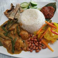 Nasi lemak at Puti Vegan Cafe in Glasgow