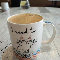 Teh tarik at Puti Vegan Cafe in Glasgow