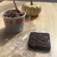 Vegan Brownie and Sea Salt Carmel Sunday at Off Track in Charleston