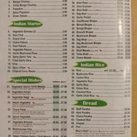 'Mr Vegan' menu, page 1 at Ginger - Woo in East London