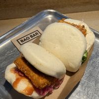 Fancy tofu (in the front) & classic tofu  at BAO BAR 1070 in Vienna