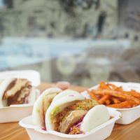 Tofu Bao Burger at BAO BAR 1070 in Vienna