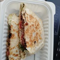 I'm still waiting for the crunch in the wrap. at VegCo Restaurante Vegano in Queretaro