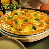 Pizzita salchicha italiana   at VegCo Restaurante Vegano in Queretaro