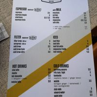 Menu at Alley Cat in Maastricht