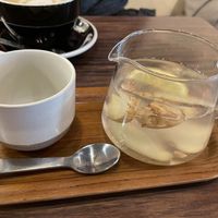 Fresh ginger teaa  at Alley Cat in Maastricht