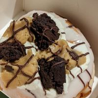 Ice Ice Bae Bae - vanilla and chocolate at Doughnut Time in East London