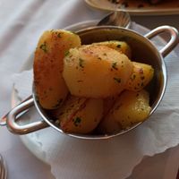 Beilage zu Zucchini at Burgterrasse in Klingenberg