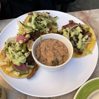 Fried oyster mushroom tacos  at Claire's Corner Copia in New Haven