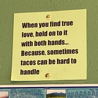 Advice  at Island Taco in Waimea