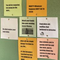 Things to ponder while in line  at Island Taco in Waimea