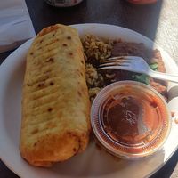 Chimichanga with tofu at Island Taco in Waimea