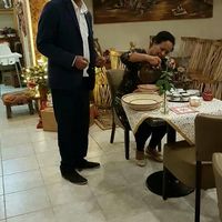 De gastheer en gastvrouw at Afrikaans Restaurant Seni in Almere