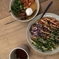 To types of Dahl. One vegan (the biggest) and one vegetarian   at GRØD in Kongens Lyngby