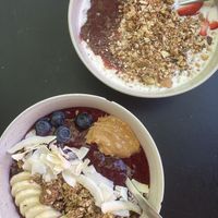 Smoothie bowl and koldskål   at GRØD in Kongens Lyngby