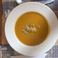 Tomato soup  at Quinua y Amaranto in Bogota