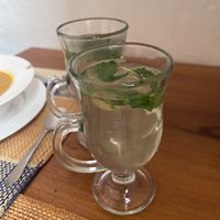 Mint tea  at Quinua y Amaranto in Bogota