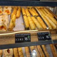 Børek with potato & spinach filling at Backstube - Universitetsgata in Oslo