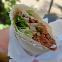 Wrap 200gr for 2 euros at Cigköfte Evi in Prizren