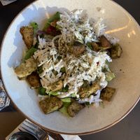 ’pathos’ salad at Khudari in Tel Aviv