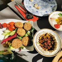 Felafels at Arabesca in Sevilla