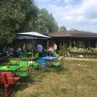 Outside area. at Wangeliner Garten Café in Buchberg