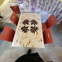 Spiritual details everywhere   at Kasvisravintola Brindavan & Bhajan Cafe in Helsinki