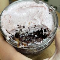 Vegan homemade dessert   at Green 13 - Lvivska Square in Kyiv