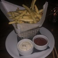 Fries with vegan aioli😋 at Aria Hotel - CATCH in Las Vegas