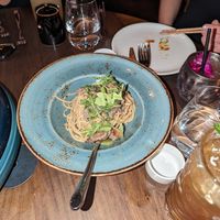 Mushroom noodles 5/5 at Aria Hotel - CATCH in Las Vegas