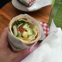 Delicious vegan wrap for 6.90 (2 parts) at Happy Veggie Box in Homburg