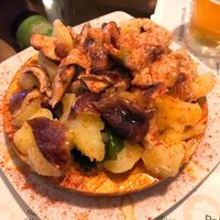 Shitake á feira... sooo tasty! at A Ribeira in Foz