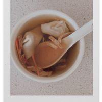 Wonton soup   at King's Cafe in Toronto