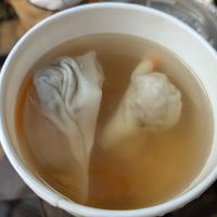Wonton soup from combo meal at King's Cafe in Toronto