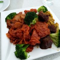 Seitan platter at King's Cafe in Toronto