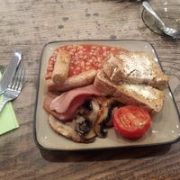 Vegan breakfast  at Serenity Bean in Moreton-in-marsh