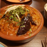 Harappa smoked aubergine at My Delhi Indian Street Food in Newcastle Upon Tyne