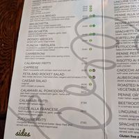 Starters at La Spaghettata in Durham