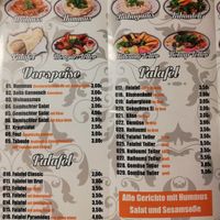 Vorspeisen & Falafel at Pyramides in Hamburg