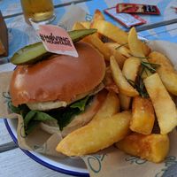 Moving mountains burger at The Slope in Newquay