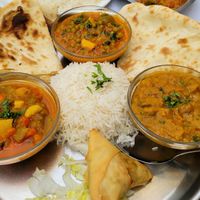 Veg thali at Noori's in Nice