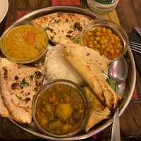 Vegan plate  at Noori's in Nice