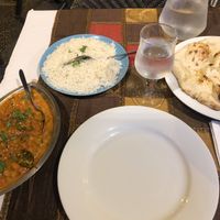 Indian food at Noori's in Nice