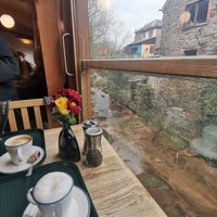 Lovely views at Gertie's in Talgarth