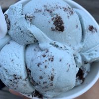 Mint Chocolate Cookie Ice Cream! at Eddie Confetti's Ice Cream in Asbury Park