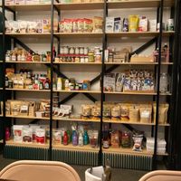 Vegan products at Moonrise Comida Vegana in Guatemala City