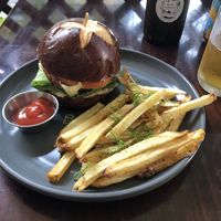 Beyond burger   at Moonrise Comida Vegana in Guatemala City