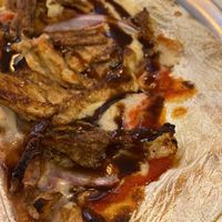 Piza  at Moonrise Comida Vegana in Guatemala City