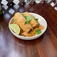 Elotes en salsa...  at Moonrise Comida Vegana in Guatemala City